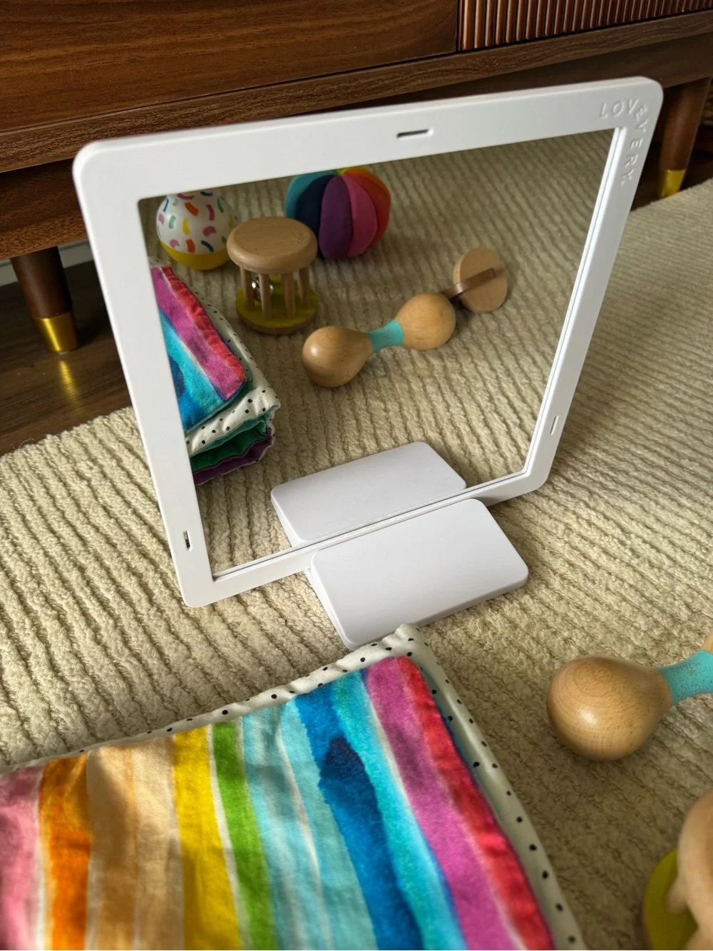 Lovevery toys from the Charmer and Senser kits